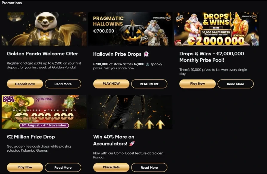 Golden panda casino